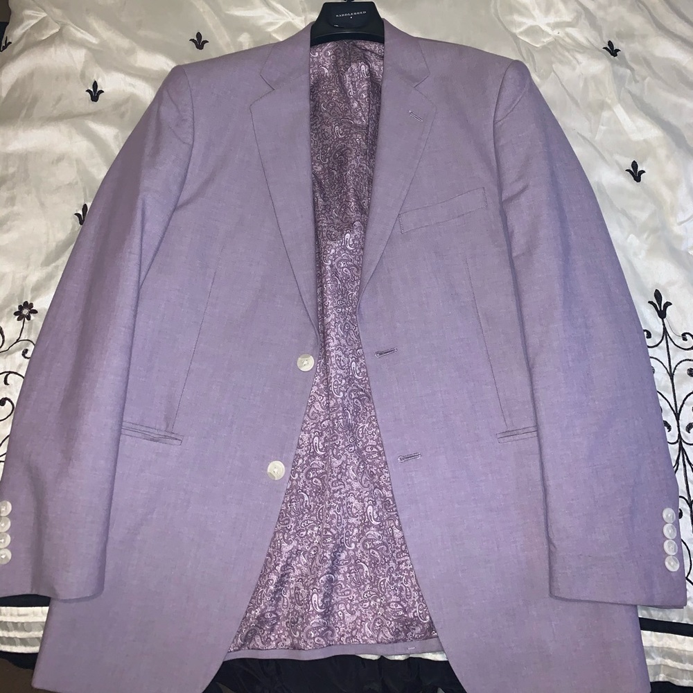 lavender blazer